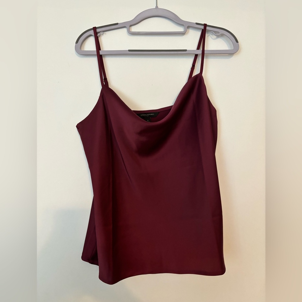 Maroon dress tank